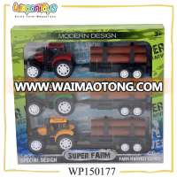 friction model truck work on the farm indoor playing plastic truck toy with cheap price