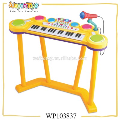 baby musical instrument digital white grand piano with microphone toy digital piano