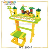 musical keyboard piano with microphone and block set 2 in 1 wholesale cheap baby piano price