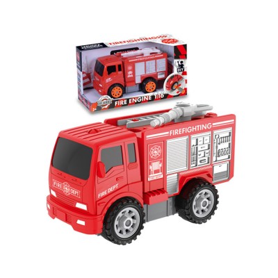 1/16 Scale Fire Truck Toy Take  Apart Toy Truck Cheap Kids Car Toy