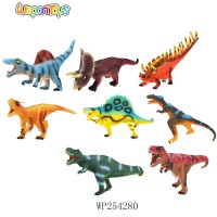 13 inch plastic pvc dinosaur 8 styles mixed colorful dinosaur toys figurines with sound